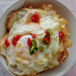 ข้าวไข่ดาว 2 ฟอง