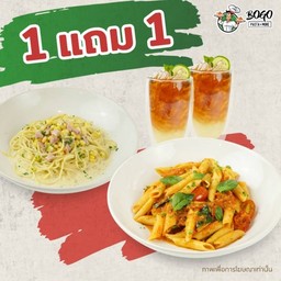 ชุดสปาเกตตี้ และชาเลมอน 1 แถม 1