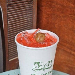 น้ำแดงบ๊วยโซดา