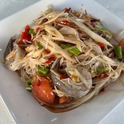 ตำซั่วกุ้งสด