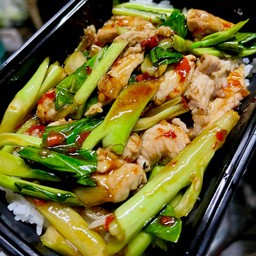 ข้าวผัดคะน้าหมู