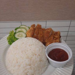 ข้าวไก่กรอบ