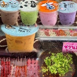 ลูกชิ้นทอด ชานม