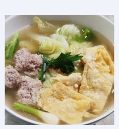 ต้มจืดไข่น้ำหมูสับ  (ชุดเล็ก/ทาน 1 ท่านกำลังดี)