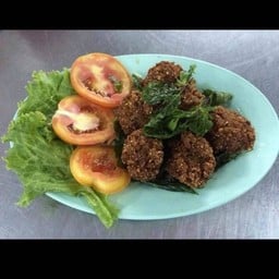 ลาบหมูทอด