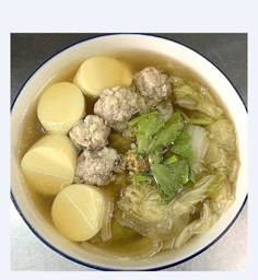 ต้มจืดเต้าหู้หมูสับ (ชุดเล็ก/ทาน 1 ท่านกำลังดี)