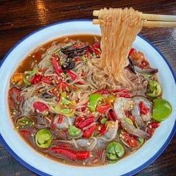 ตำเส้นเล็กกุ้งสด