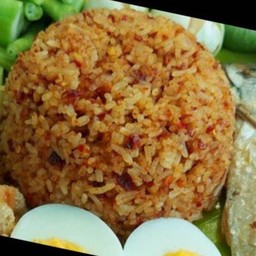 ชุด ข้าวคลุก น้ำพริก (เลือกน้ำพริกตามชอบมีมากกว่า10ชนิด)