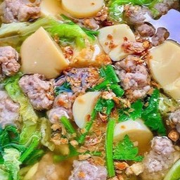 แกงจืดเต้าหู้หมูสับเป็นกับ