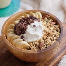 Banana Nutella Greek Yogurt Bowl