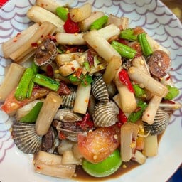 ตำไหลบัวหอยแครง