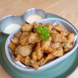 หอยลายชุปแป้งทอด