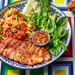 ส้มตำซิ่งโคฯและเนื้อออสเตรเลียย่าง