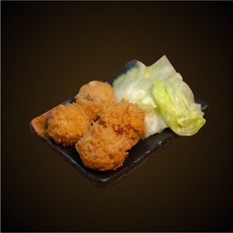 ลาบไก่ทอด