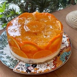 Orange Jelly Cheesecake