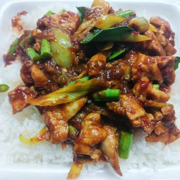 ข้าว.ผัดพริกแกงไก่ชิ้น