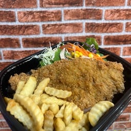 สเต็กไก่กรอบ