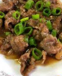 น่องลายคลุกฝุ่นผัดกระเทียม