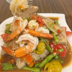 ตำเส้นเล็กกุ้งสด(กุ้ง CP)