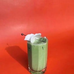 มัทฉะนมมะพร้าว