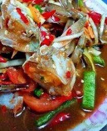 ตำเกาเหลาปูม้า/ปูม้าปูปลาร้า