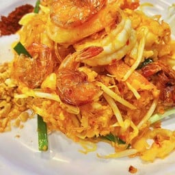 ผัดวุ้นเส้นกุ้งสด สะตอ หรือ ชะอม