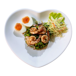 ยำถั่วพูกุ้งสด