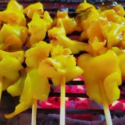 ไอ้หนวดหมึกย่างเตาถ่าน