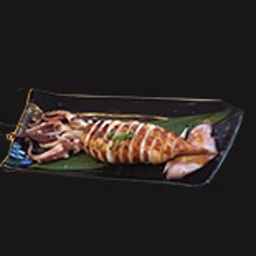 ปลาหมึกย่างเกลือ