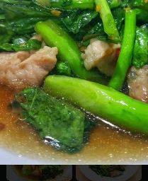 คะน้าหมูสด