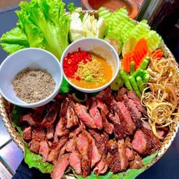 สเต็กเนื้อสไตล์กัมพูชา (สโกอัง)XL(ស្ទេកសាច់គោស្ទីលកម្ពុជា)