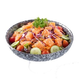 สลัดแซลมอนสด