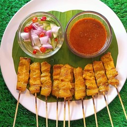 หมูสะเต๊ะ 15 ไม้