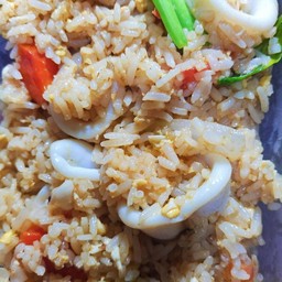 Fried Rice With Squid