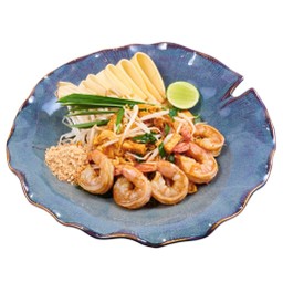 ผัดไทยกุ้งสด
