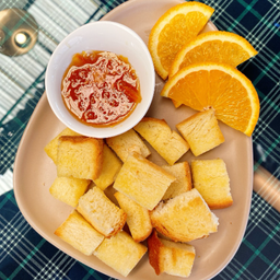 แยมส้มโทสต์ / Marmalade Jam Toast