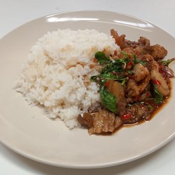 ข้าวกะเพราหมูป่า