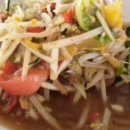 ตำมะละกอใส่น้ำปลาร้า ระบุความเผ็ด