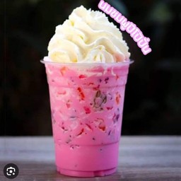 นมชมพู +ปีโป+ วิปครีม