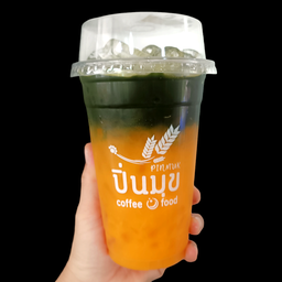 ชาเขียว น้ำส้ม