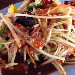 ส้มตำปูปลาร้า ระบุความเผ็ด