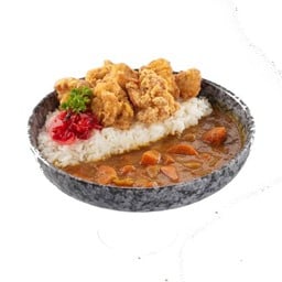 ข้าวแกงกะหรี่ (ไก่ทอด)