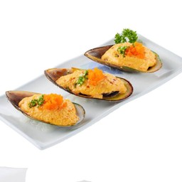 หอยแมลงภู่อบชีส