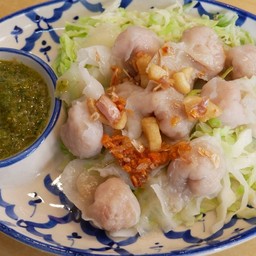 เกี๊ยวปลา+ลูกชิ้นกุ้ง