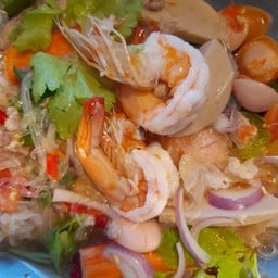 BB ข้าวคอหมูย่าง&ยำรสแซ่บ