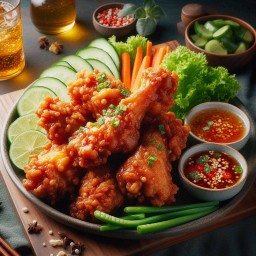 ไก่ทอดกรอบซอสเวียดนาม