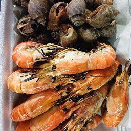 เซ็ทกุ้งตัวเมีย+หอยหวาน