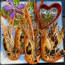 กุ้งใหญ่เผา ครึ่งโล