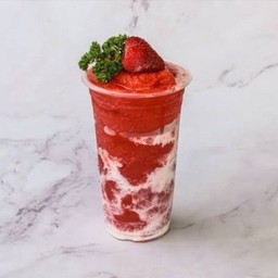 สตรอว์เบอรรี่ นมสด สมูทตี๊