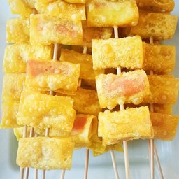 เกี้ยวห่อปูอัด